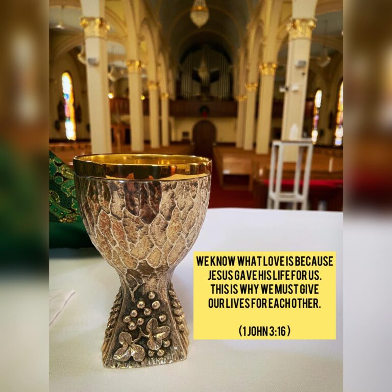 Picture of Chalice on Altar